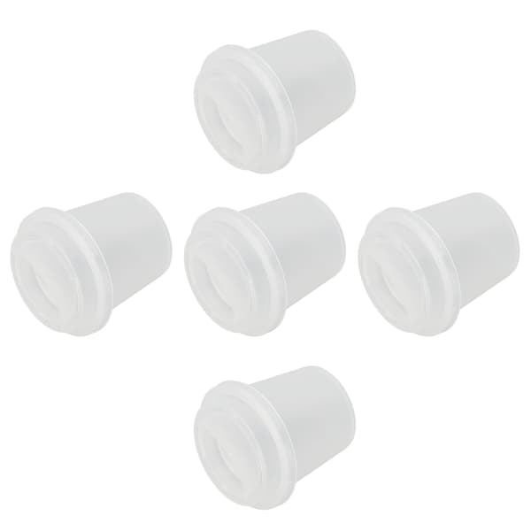 5PCS Makeup Egg Förvaringslåda Kopp Form Transparent Bärbar Skönhet Ägg Svamp Organizer för Resor Badrum