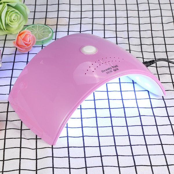 Ny Fashionable UV 18 LEDs Neglelampe Tørrer Lys Maskine Til Alle Negle Geler Lys Lilla