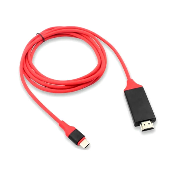 Typ C till HD Multimedia Interface Adapter Kabel Konverter Hög Hastighet 4K för Telefon PC