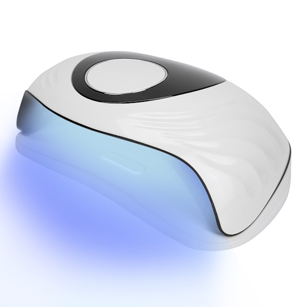 120W UV-neglelampe LED Gel-lakk Tørker Rask Tørking Induksjons Manikyrverktøy 110‑240V Hvit EU-plugg