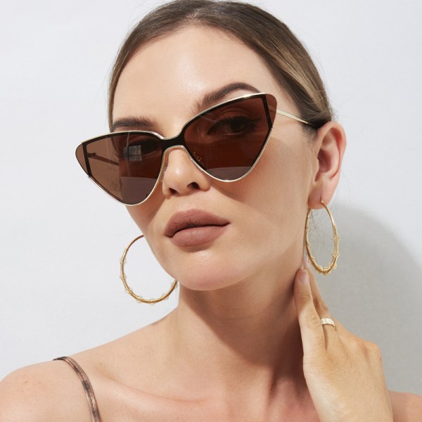 Retro Cat Eye Solbriller Vintage Briller Plastik Stel Dame Solbriller Kat Solbriller Dame Nyhed Solbriller Briller