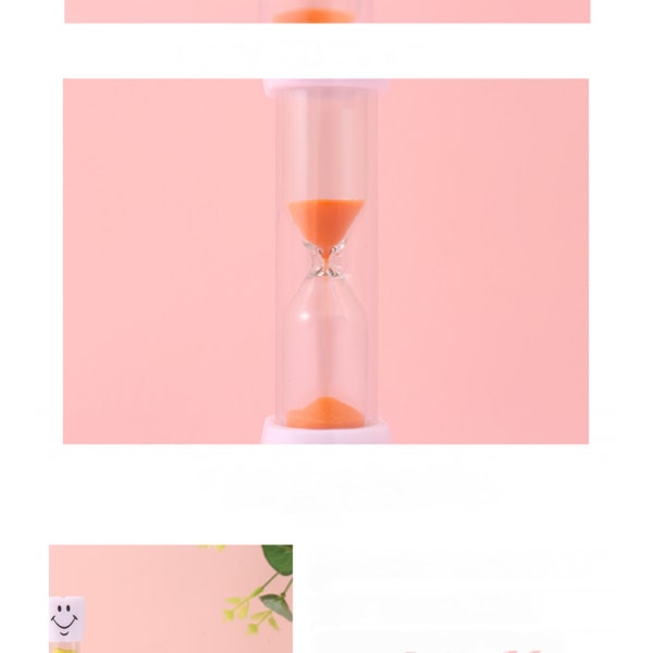 3 minuters sandtimer timglas, okrossbar lila watch 3 min, färgglad mini sandklocka, plastsandglas timglas för barn