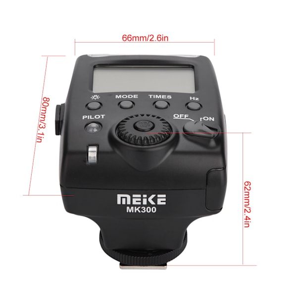 Meike MK-300C Bärbar TTL Mini On-Camera Flash Speedlight för Canon-kamera