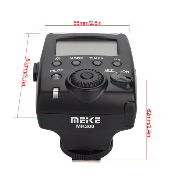 Meike MK-300C Bærbar TTL Mini On-Camera Flash Speedlight til Canon Kamera