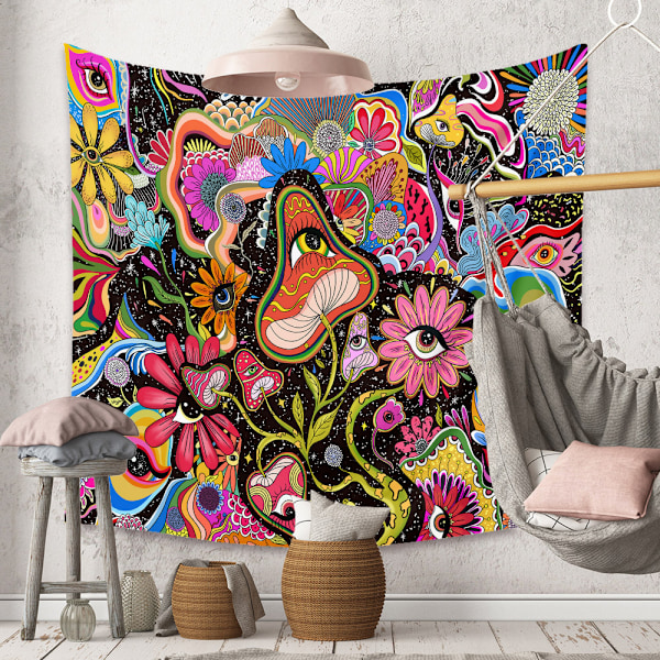 Konst Heminredning Gåvor Mandala Bohemian Tapestry Lämplig för Sovrumsdekoration（1019-27，59 x 79 tum）