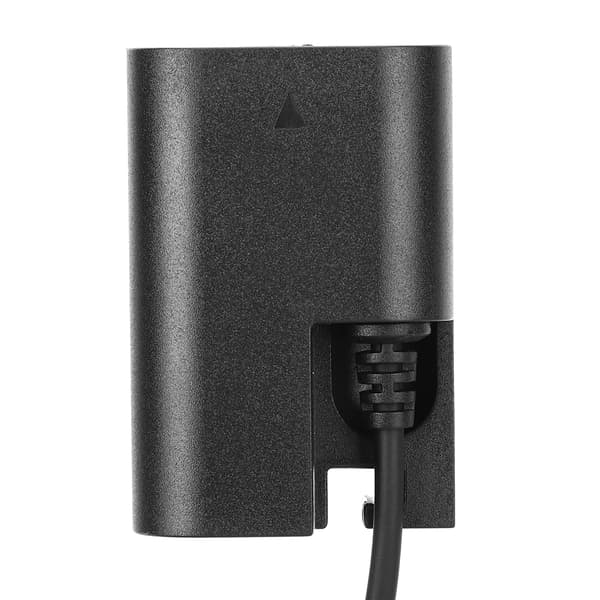 Bærbar DR-E6 LP-E6 Dummy Batteri DC-kobler Ekstern Strømforsyning til Canon 5D2 5D3 5D4 Kamera