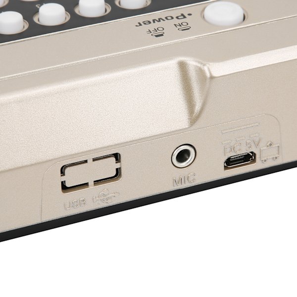 Elektronisk keyboard 37 klaverer børnelegetøj musikinstrument med mikrofonBrun