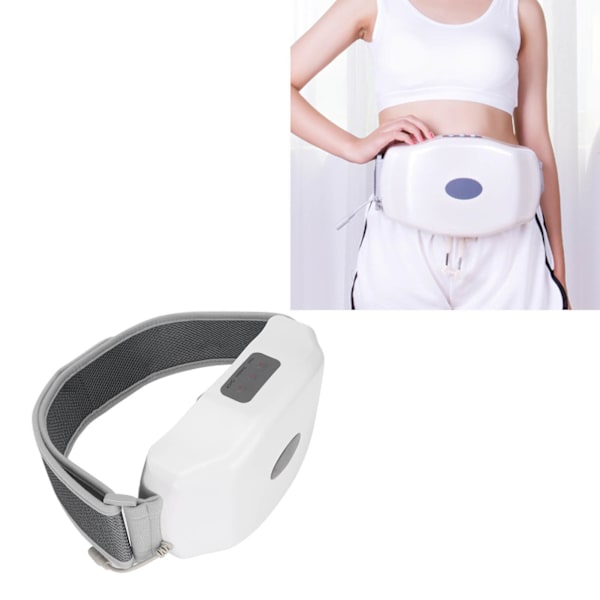 Abdominal Massager Snabb Uppvärmning Vibrations Elektrisk Midjebälte Enhet för Hemmakontor 100‑240V