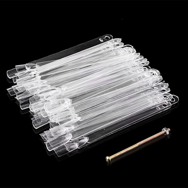 Falsk Display Neglekunst Vifte Hjul Polish Øvelse Tip Sticks Design Dekor Sæt