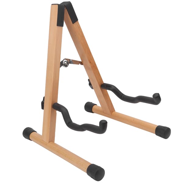 Solid gitarrställ Bok Folk Klassisk Rack Vertikal Fällbar Golv för Hem BasSolid Bok Gitarrställ