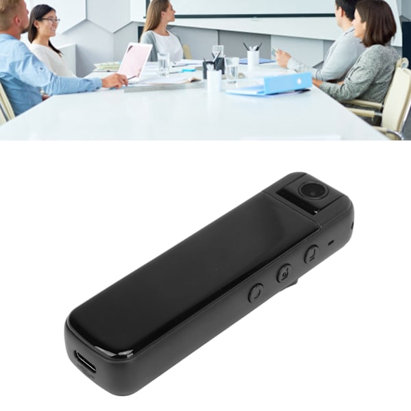 WiFi-kroppskamera HD 1080P infraröd typ C-gränssnitt minikroppskamera videobandspelare med klämma