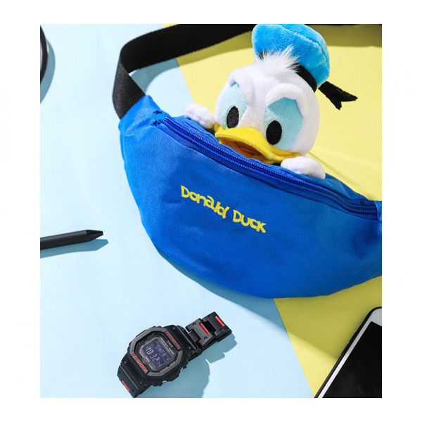 Donald Duck docka midjeväska student matchande ny bröstväska trendig kvinnlig väska med en axel