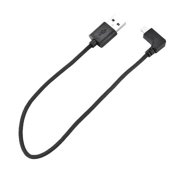 Älypuhelimen lataussovitinkaapeli DJI Osmo Mobile 2:lle (musta-Lightning-liitäntä)