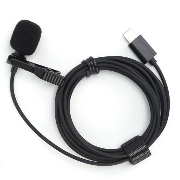 Kablet Lavalier Mikrofon Klips på Slips Lav Mic Mini Bærbar for Opptak Kringkasting
