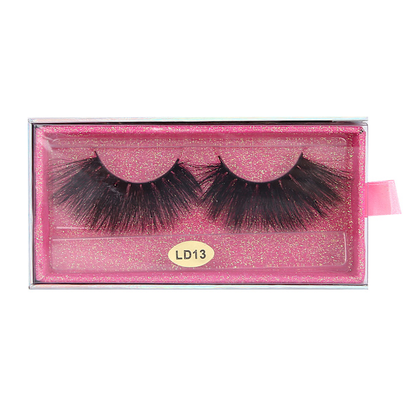 5D 25mm Falska Ögonfransar Makeup Falska Ögonfransar Fluffy Curling Långa Falska Ögonfransar LD13