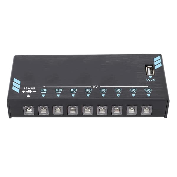 Gitarr Power Pedal Single Effector MultiChannel Oberoende Instrument Strömförsörjning 18W