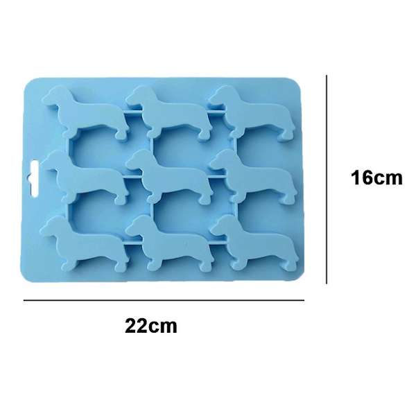 Animal Ice Cube Mold And Tray blå