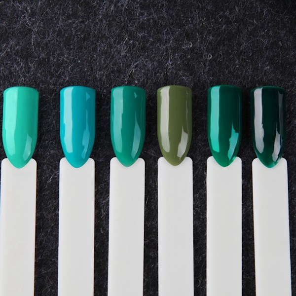 6 st 7 ml Nagellack Glitter Glans Avtagbar Långvarig UV LED Gellack Manikyr (RCTC6-06)