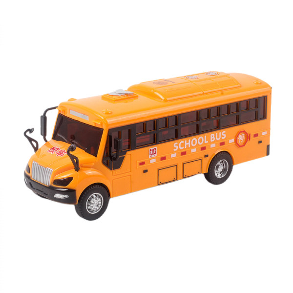 Huge Yellow School Bus with Lights and Cool Openable Doors Pull Back Toy School Bus with Sounds and Songs for Girls, Boys, Toddlers