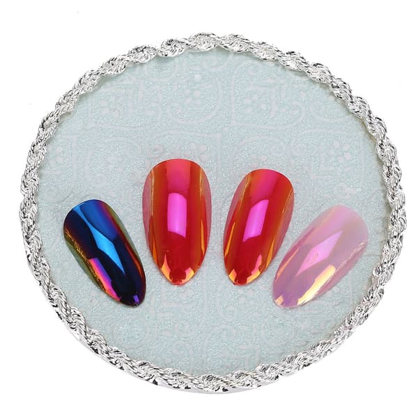 Legering nagelkonstplatta strass manikyr salong displayställ rackbräda(8)