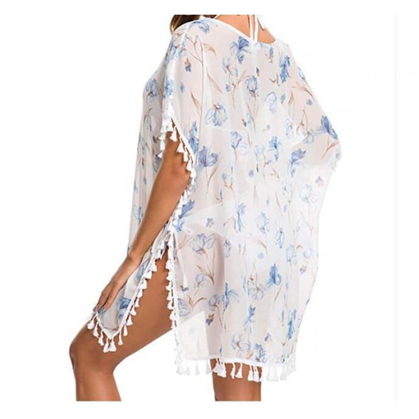 Wekity hæklet chiffon-badedragt til kvinder, strandbikini-cover-ups til badetøj (YT001)