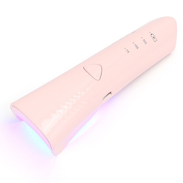 USB håndholdt neglelampe poleringstørremaskine UV manicure tørremaskine multifunktion pengedetektorPink