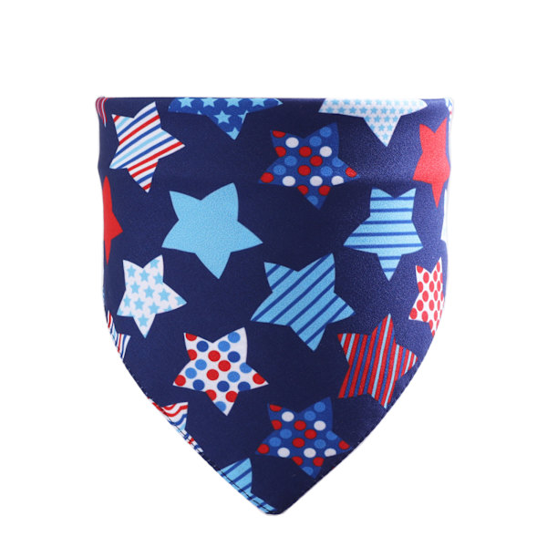 Pesun kestäviä koiran bandana-liinoja, Amerikan lippu, neliö, koiran huivi, itsenäisyyspäivä, koiran kaulapanta, kissan kaulapanta, lemmikkieläinten kaulapanta