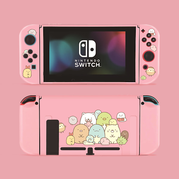 Skyddande fodral för Switch, TPU Slim Case Cover Kompatibel med Nintendo Switch-konsol och Joy-Con