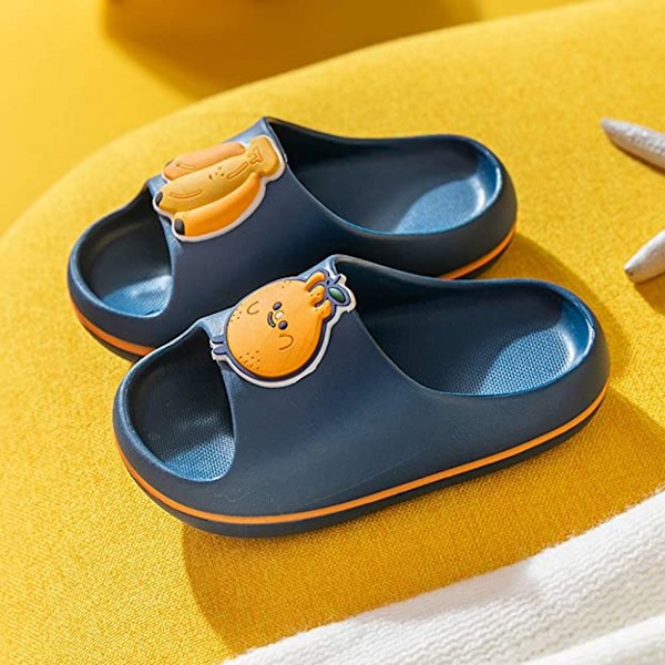 Pojksandaler med fruktmönster, barnsommarsandaler, barnslippers, flickors strandtofflor, pooltofflor