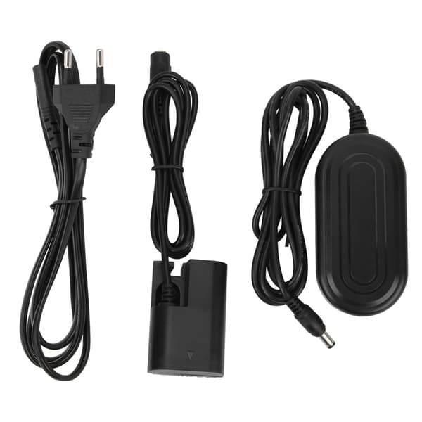 AC-strömadapter DC-koppling LPE6 Full Decoded Dummy-batterikit för Canon 5D2 5D3 5D4 6D 6D2 60D