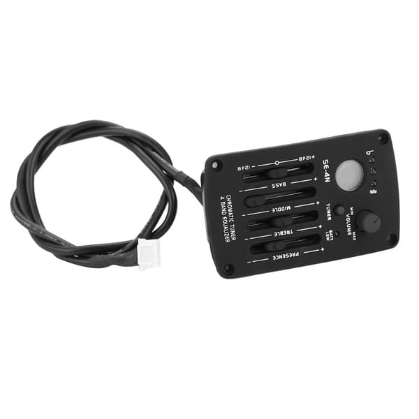 SE-4N 4-bånds EQ-equalizer pickup-tuner til akustisk guitar, musikinstrument tilbehørssæt