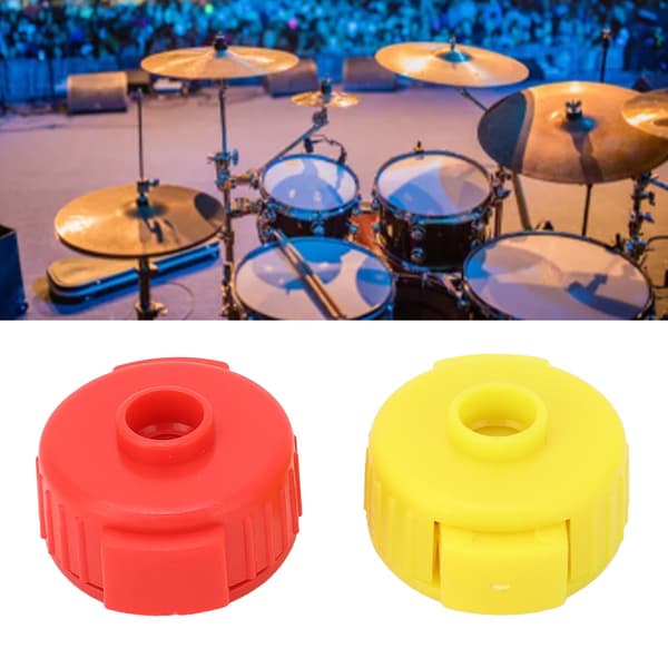 2 st Cymbal Snabbfrigöringsmutter Push in Design Snabbfrigöring Cymbal Cap Trumtillbehör WC87