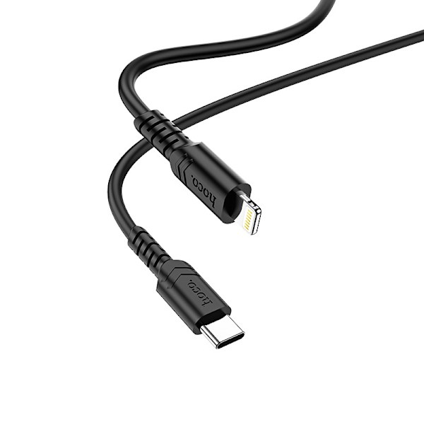 hoco. X62 Kufeng PD snabbladdningsdatakabel lämplig för iPhone12 mobiltelefon 3A ström snabbladdning 20W laddningskabel