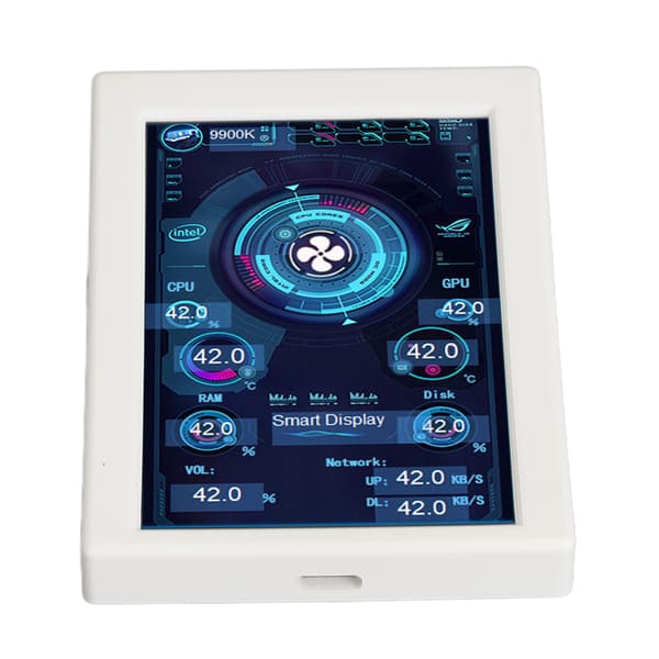 3,5-tums IPS USB PC-temperaturdisplay 360 graders roterbar AIDA64 dator CPU-datamonitor