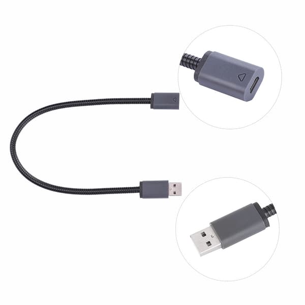USB-konverteringsadapterkabel med beslagstøttefunktion til Insta360 Air til computer