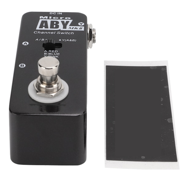 ABY Channel Switch Pedal Metal Selection Channels Pedals Guitar Amplifier Footswitch with True Bypass