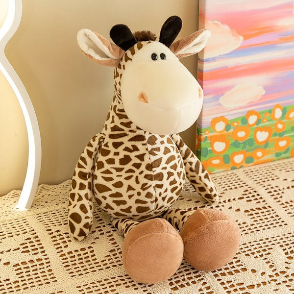 Söta plyschdockor Djungeldjurdocka Dock-giraff（50cm） giraffe （50cm）