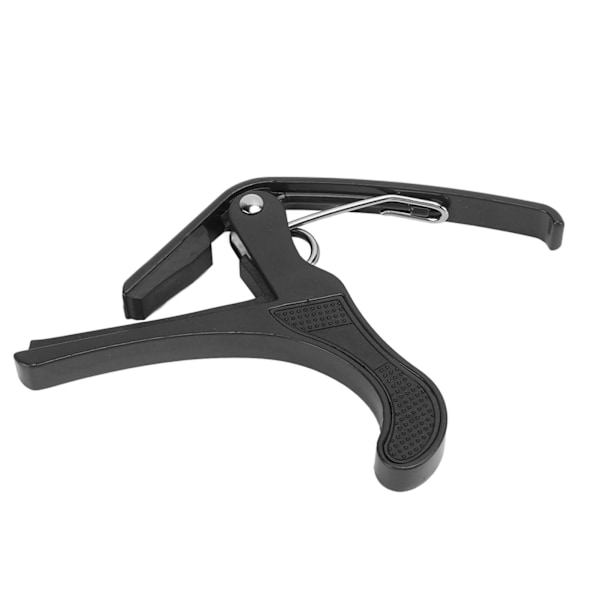 Gitarr Capo Alloy Snabbkoppling Elektrisk Gitarr Capo Set med 2PCS Gitarrplektrum för Banjo Mandolin Svart