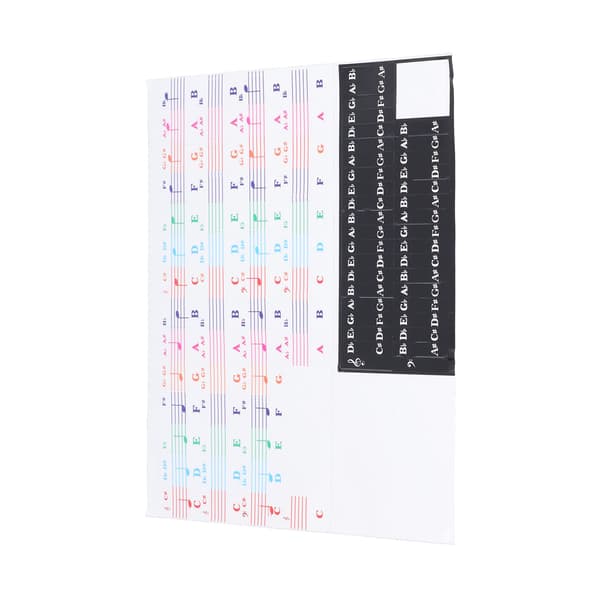 Klaver Keyboard Sticker Mærkat Fjernelse Stor Note Brev til 49/61/76/88 Nøgle Elektronisk