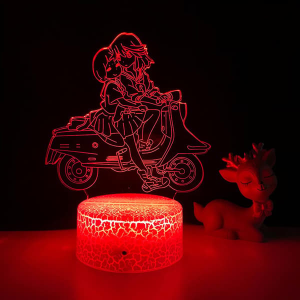 WJ Kill La Kill Led Natlys til Soveværelse Indretning Gave Natlampe Anime 3D Lampe Kill La Kill