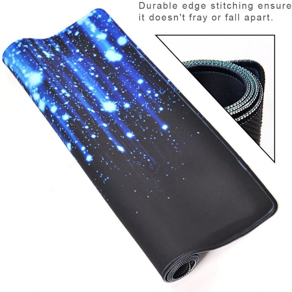 Meteor Resmi Kaymaz Dizüstü Bilgisayar Mouse Pad Optik Lazer Mouse için Mat Mouse Pad 900x300x3 Mavi