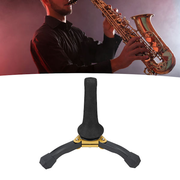 Sopran Sax Stativ Foldbar Bærbar Forhindre Glid Saxofon Stativ Holder til Trompet Obo Klarinet