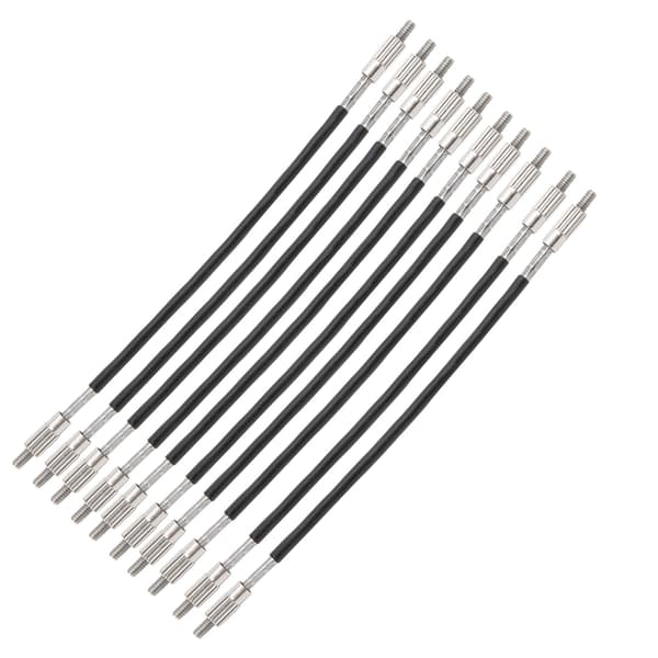 10 st Violin Tailgut Tail Gut Stål Halkskyddad Wire Tailcord Ersättningstillbehör