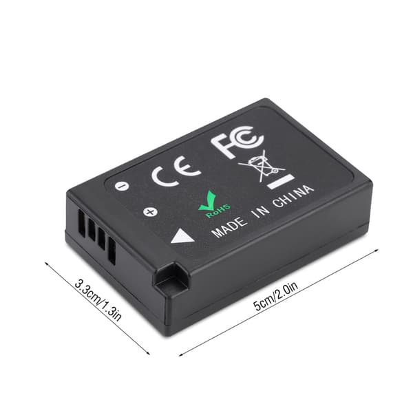 Dr E18 (LP-E17) Dummybatteri til Canon EOS-760D EOS 760D T6i 750D 8000D kamera