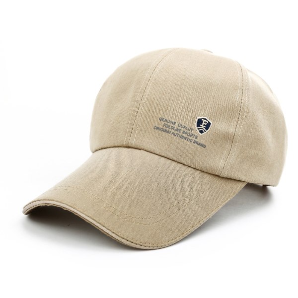 Baseball keps Canvas F toppig solhatt skugga solskydd fiskehatt, Khaki