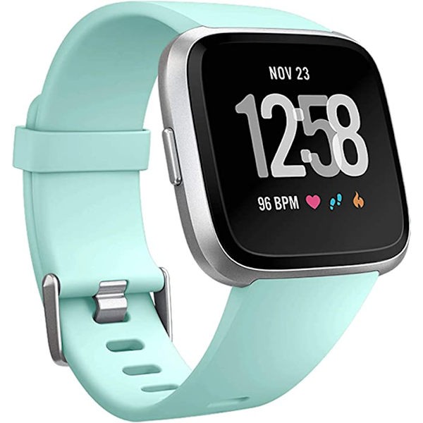 Älykellon ranneke sopii Fitbit versa älykellolle, versa 2 ja versa Lite se -kelloille naisille ja miehille (Merivihreä-S)