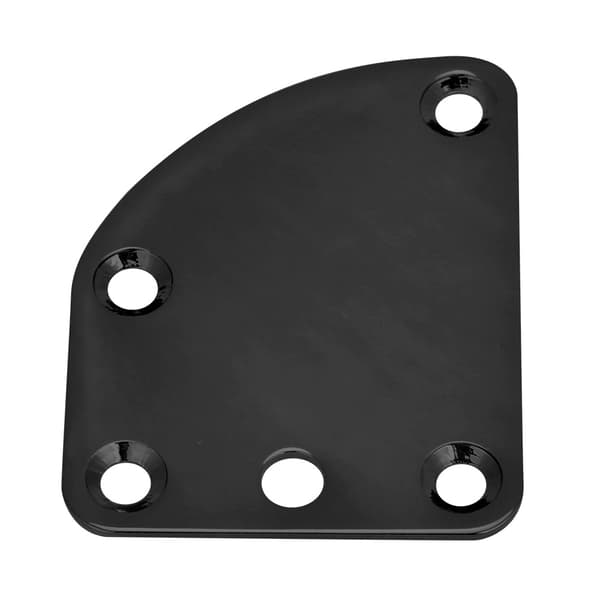 5-håls halsbricka för ST elgitarr Deluxe Style DIY reservdelar (svart)