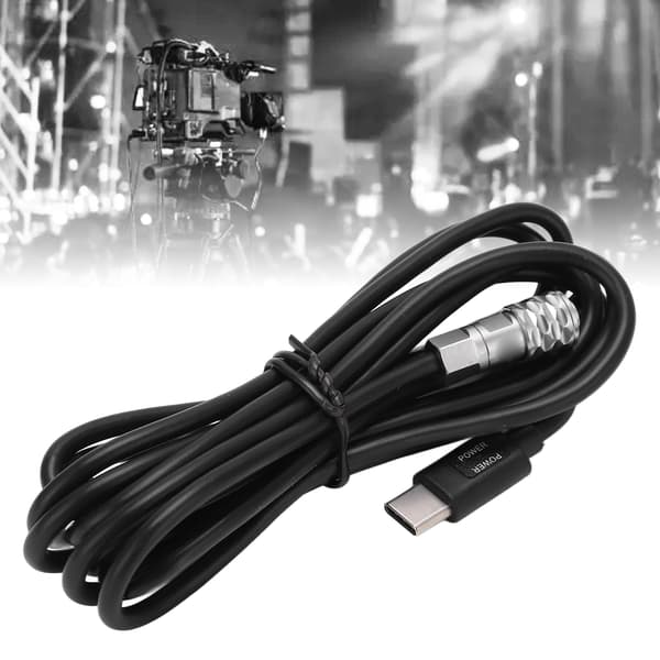 USB C til 2-pinners PD-utløserstrømkabel for BMPCC Blackmagic Pocket Cinema Camera 4K 6K