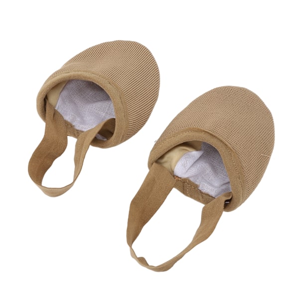 Halvsula Dansko Breathable Stretchy Halksäker Halvsula Ballettofflor för Dans Yoga Träning Hudfärg S