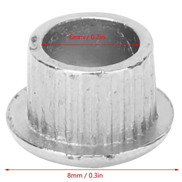 6 st metallgitarrstämmare omvandlingsbussningar adapter ferrules reparationstillbehör